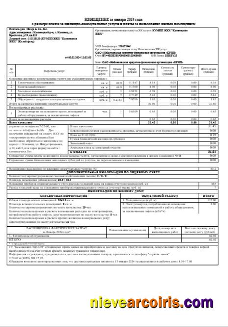 Belarus business utility bill